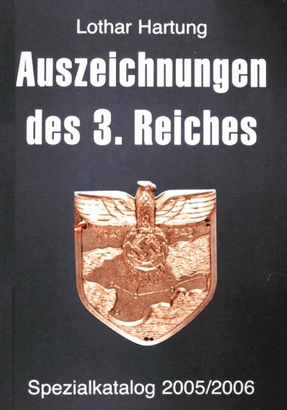 HARTUNG AUSZEICHNUNGEN DES 3.REICHES