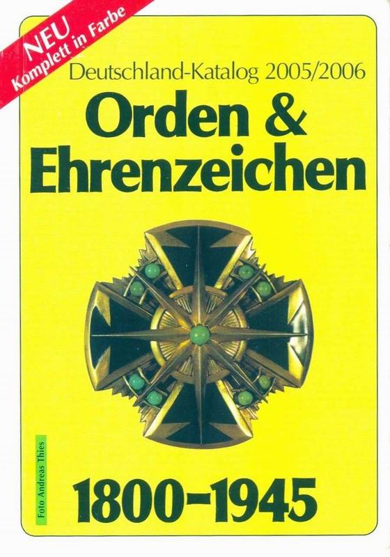 ORDEN & EHRENZEICHEN VON 1800-1945